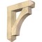Ekena Millwork Westlake Arts and Crafts Rough Sawn Bracket w/ Offset Brace, Douglas Fir, 8"W x 34"D x 38"H BKT0806X34X38WTL03RDF - alternate 1